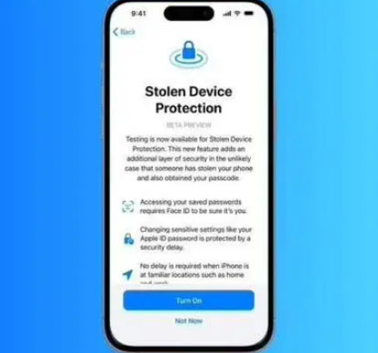 相山苹果授权维修店分享被盗设备保护功能开启方法 